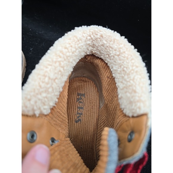 KORKS Size 10 EVIE LACE UP WOOL HEELED HIKER ANKLE BOOTIE GRAY Gently Worn - Picture 8 of 9